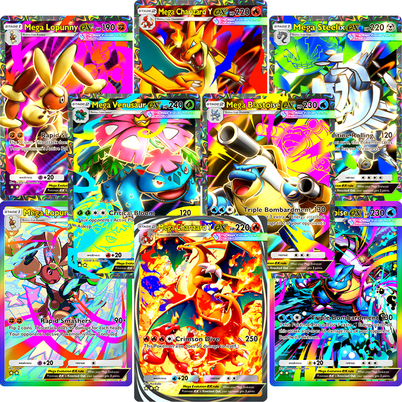 Board Game Anime - PKM TCG Pocket Card Crimson Blaze