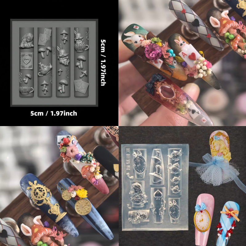 Board Game Template - Alice in Wonderland Rabbit Tea Cup