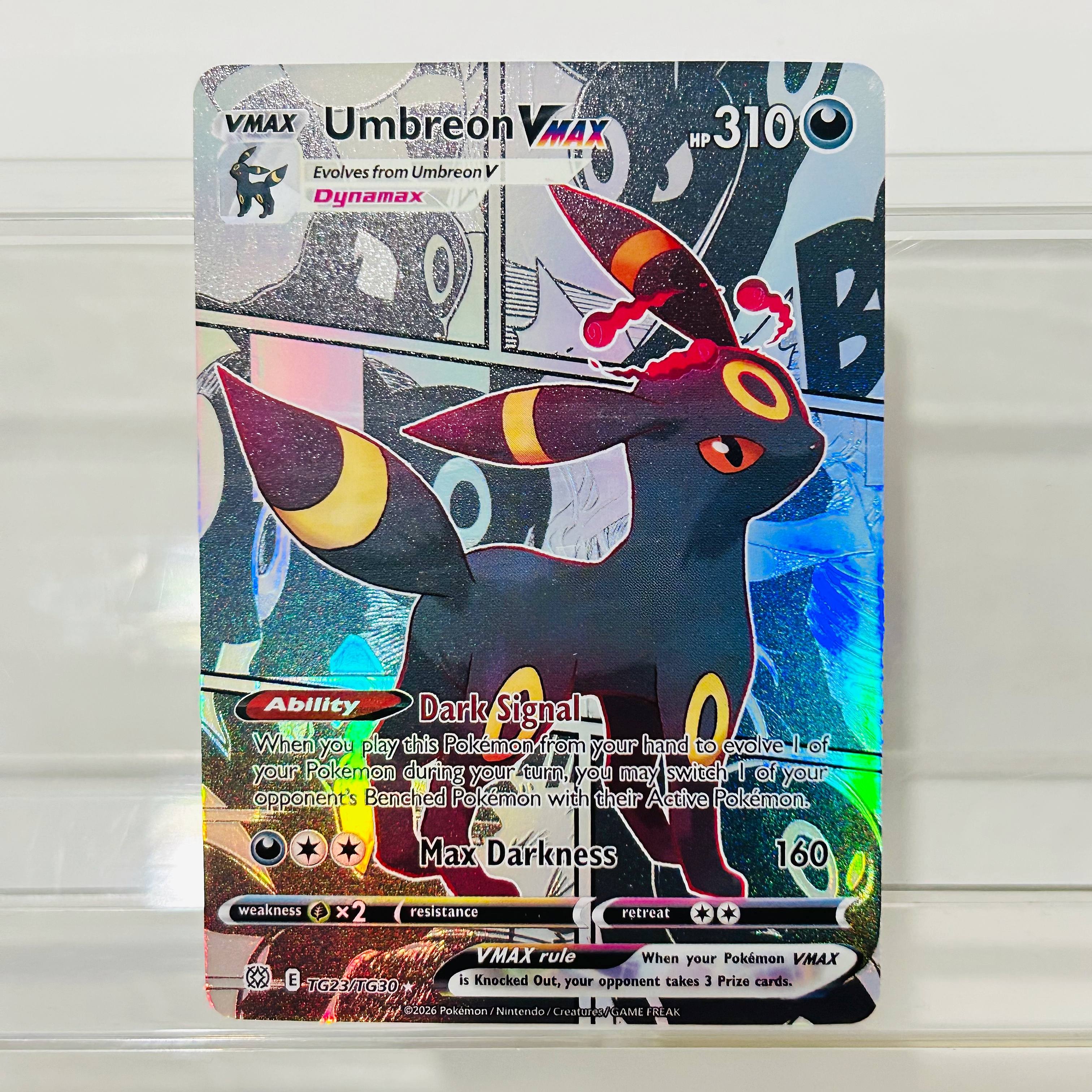 Board Game Anime - Pokemon Umbreon Vmax TG23/TG30 EN Version