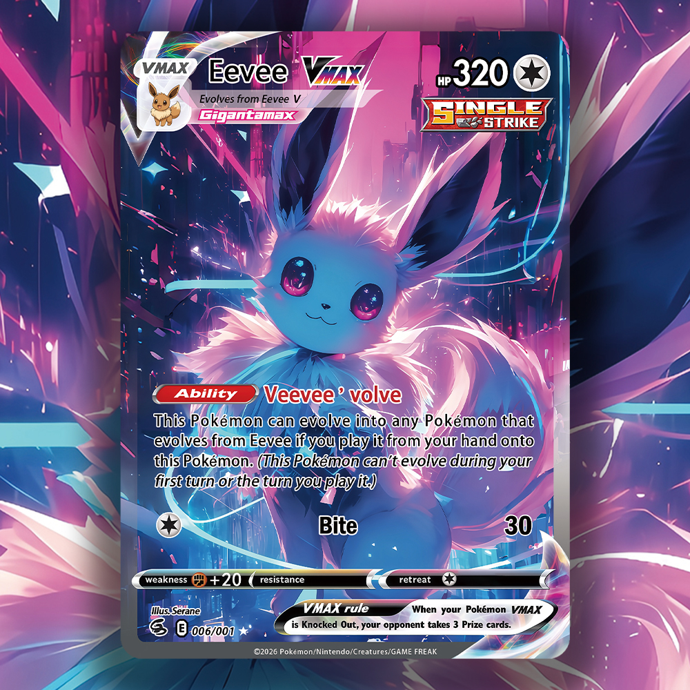Board Game Anime - Eevee Series Set PKM Card Umbreon
