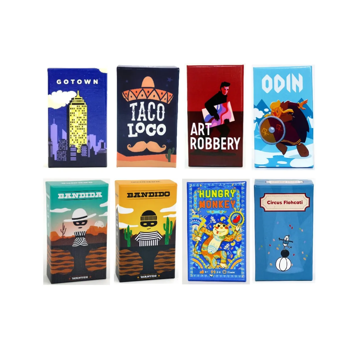 Board Game Harmonies - Hot Games - Taco Loco Card