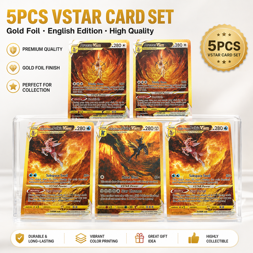 Board Game Template - Anime Ptcg Collectible Cards Arceus &