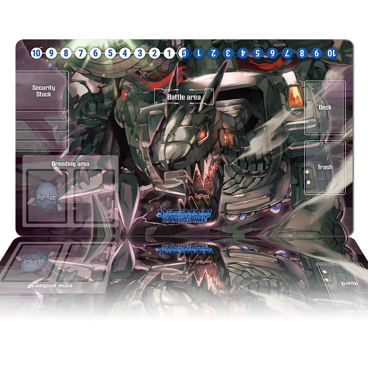 Board Game Zone - Digimon Playmat Machinedramon DTCG TCG CCG