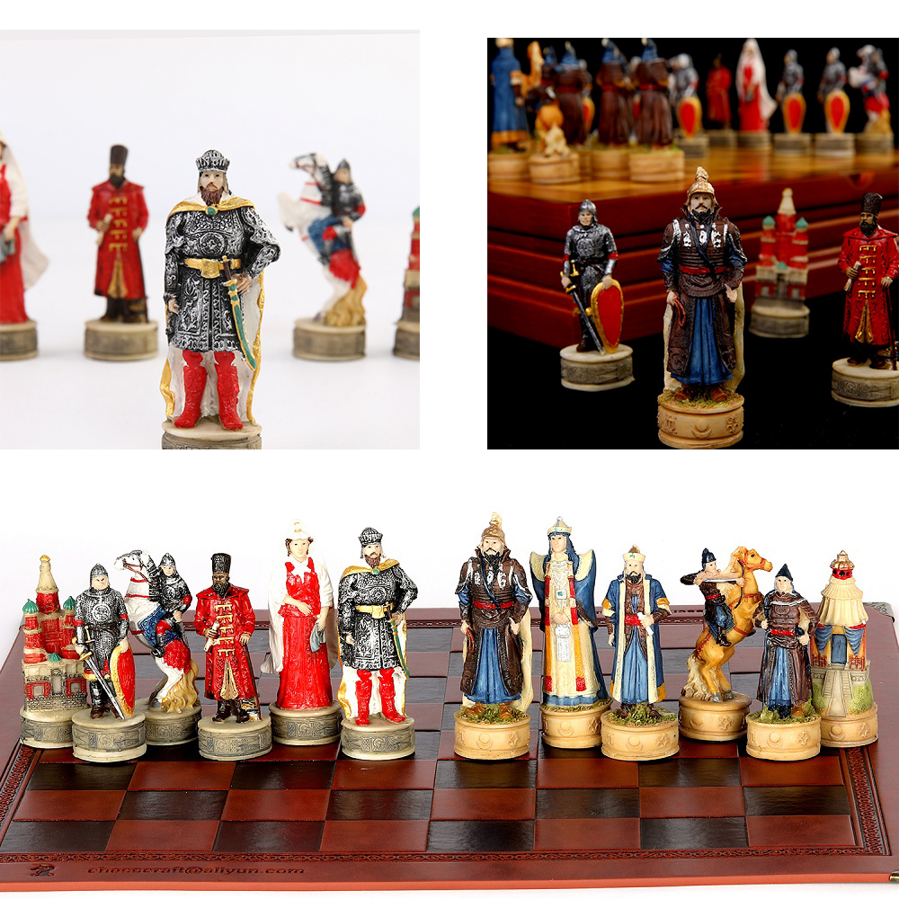 Board Game Yearbook - Entertainment Puzzle Chess Set with Exquisitely