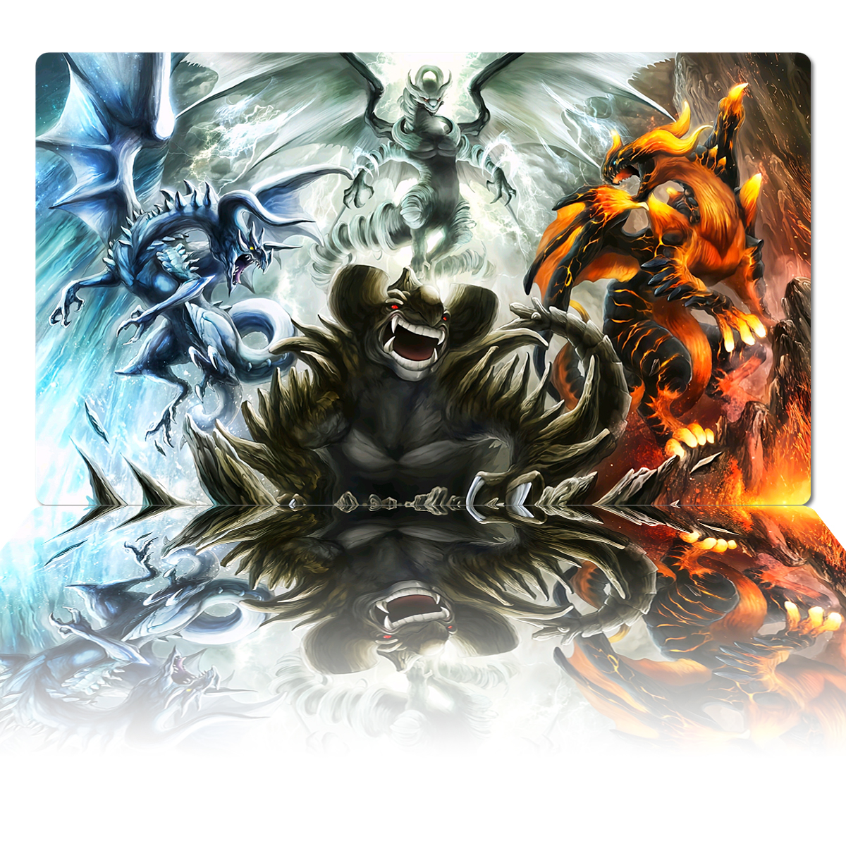 Board Game Zone - YuGiOh Dragon Ruler Deck Playmat TCG