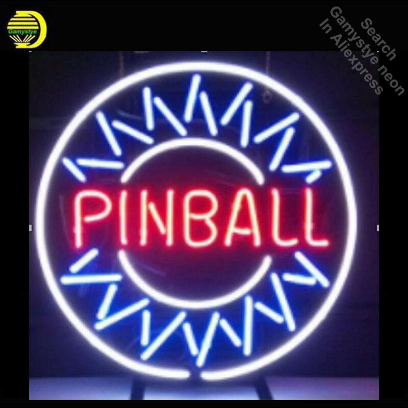 Board Game Youtube - Pinball Billiards neon Signs Real Glass
