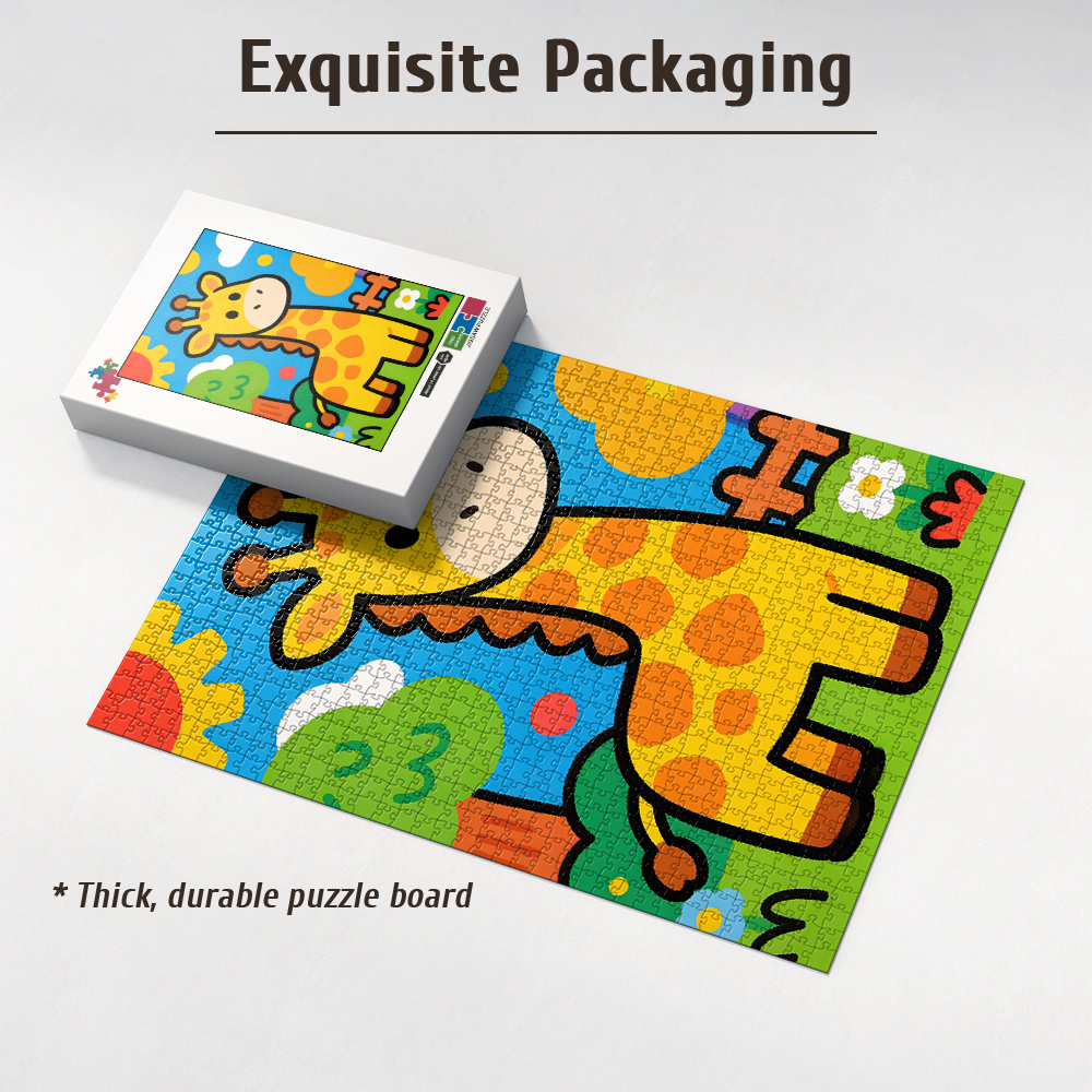 Creative Cartoon Giraffe  Jigs - đánh giá và giá Board Game Fun
