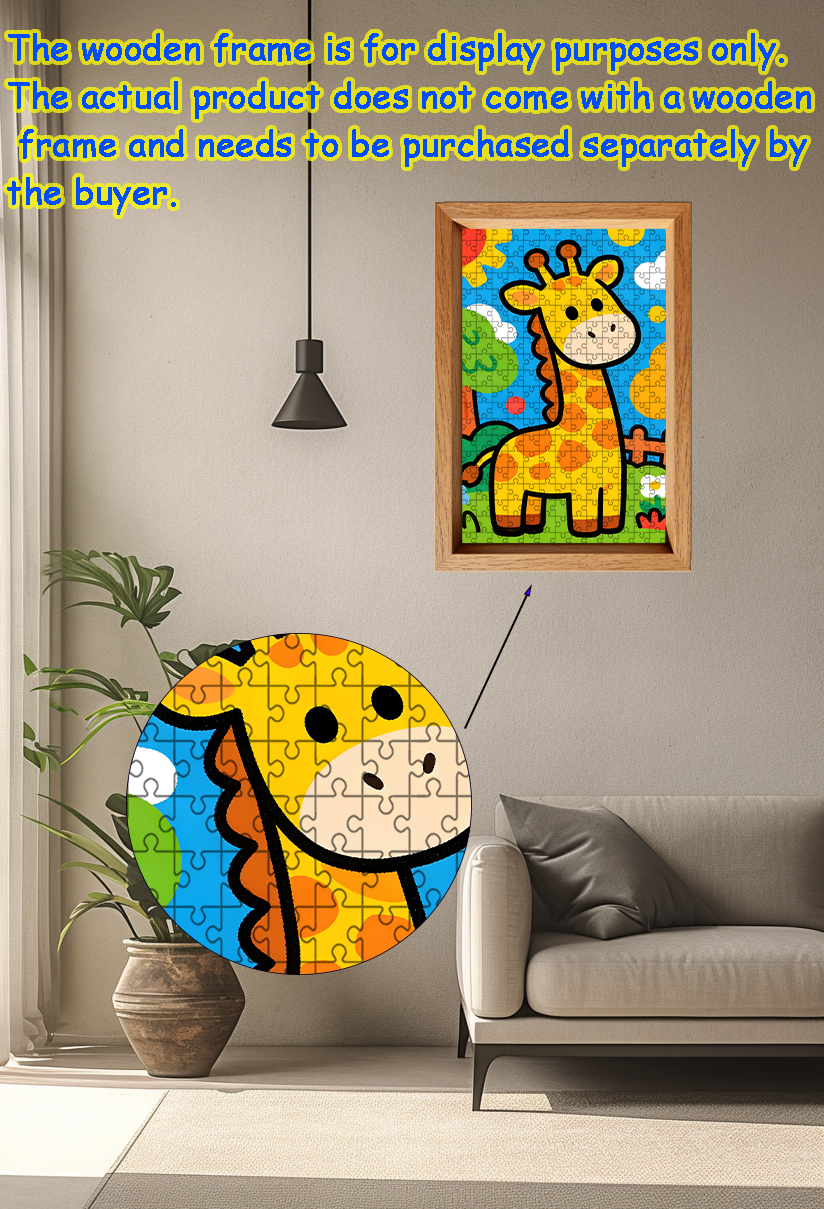 Creative Cartoon Giraffe  Jigs - đánh giá và giá Board Game Fun