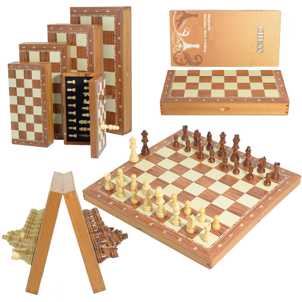 Magnetic Wooden Folding Chess  - đánh giá và giá Board Game Yearbook