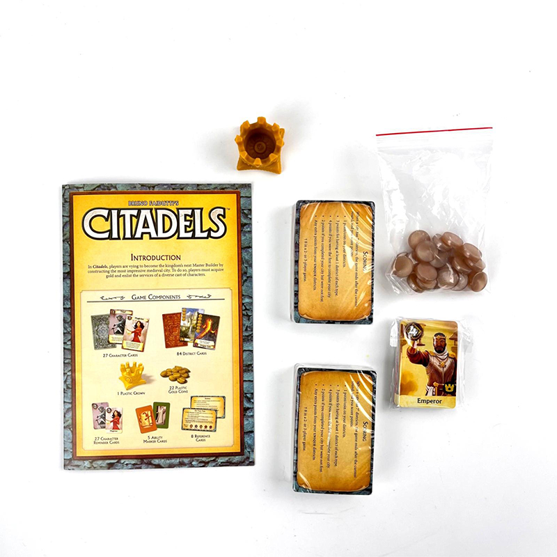 Citadels  Revised Edition Clas - đánh giá và giá Board Game Harmonies