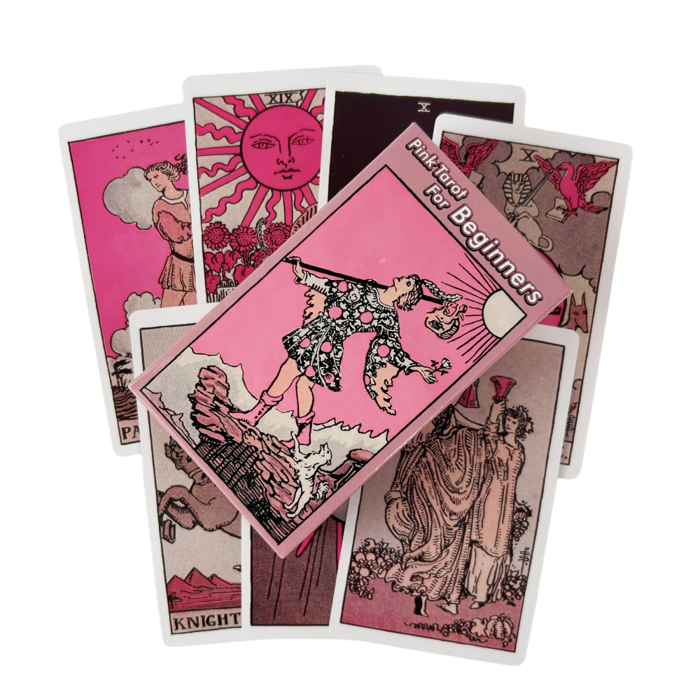 Pink Rider Tarot Cards Game fo - đánh giá và giá Board Game Template