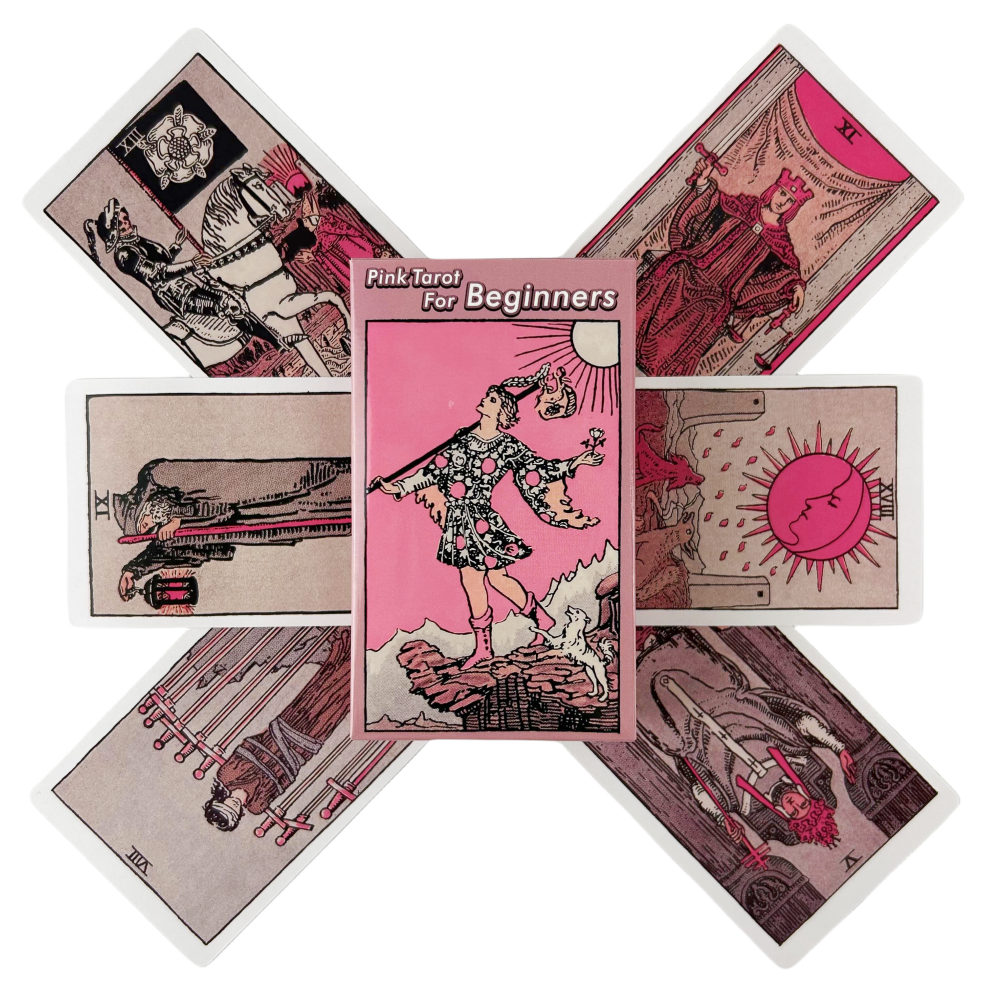 Pink Rider Tarot Cards Game fo - đánh giá và giá Board Game Template