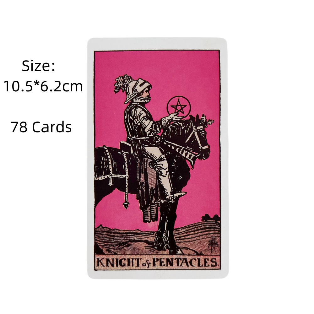 Pink Rider Tarot Cards Game fo - đánh giá và giá Board Game Template