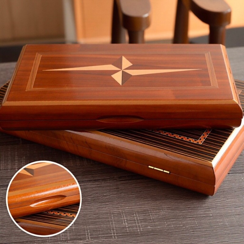 Solid Wood Backgammon 11-19 In - đánh giá và giá Board Game Yearbook