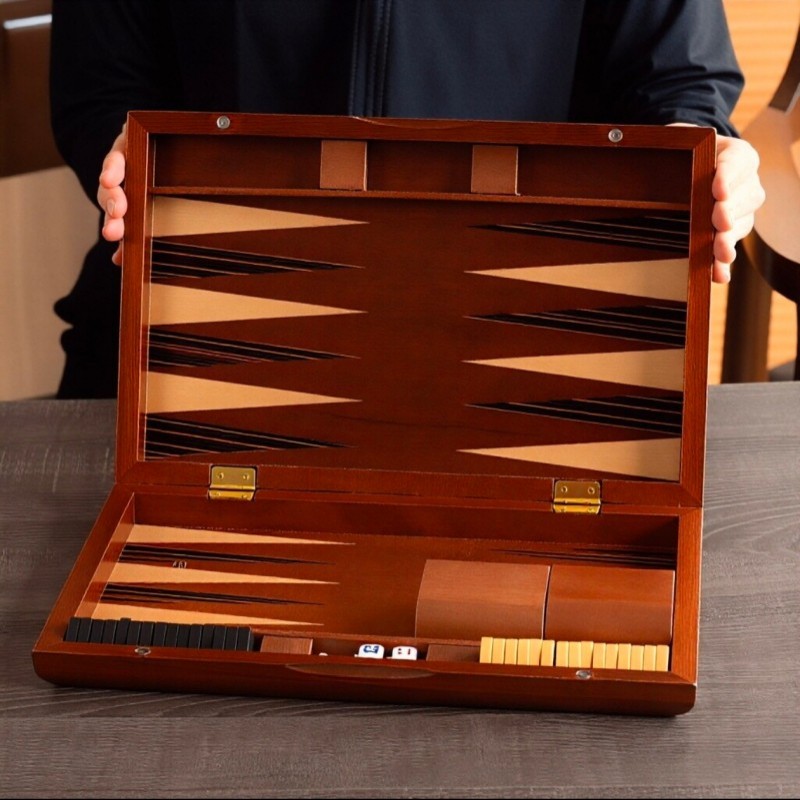 Solid Wood Backgammon 11-19 In - đánh giá và giá Board Game Yearbook