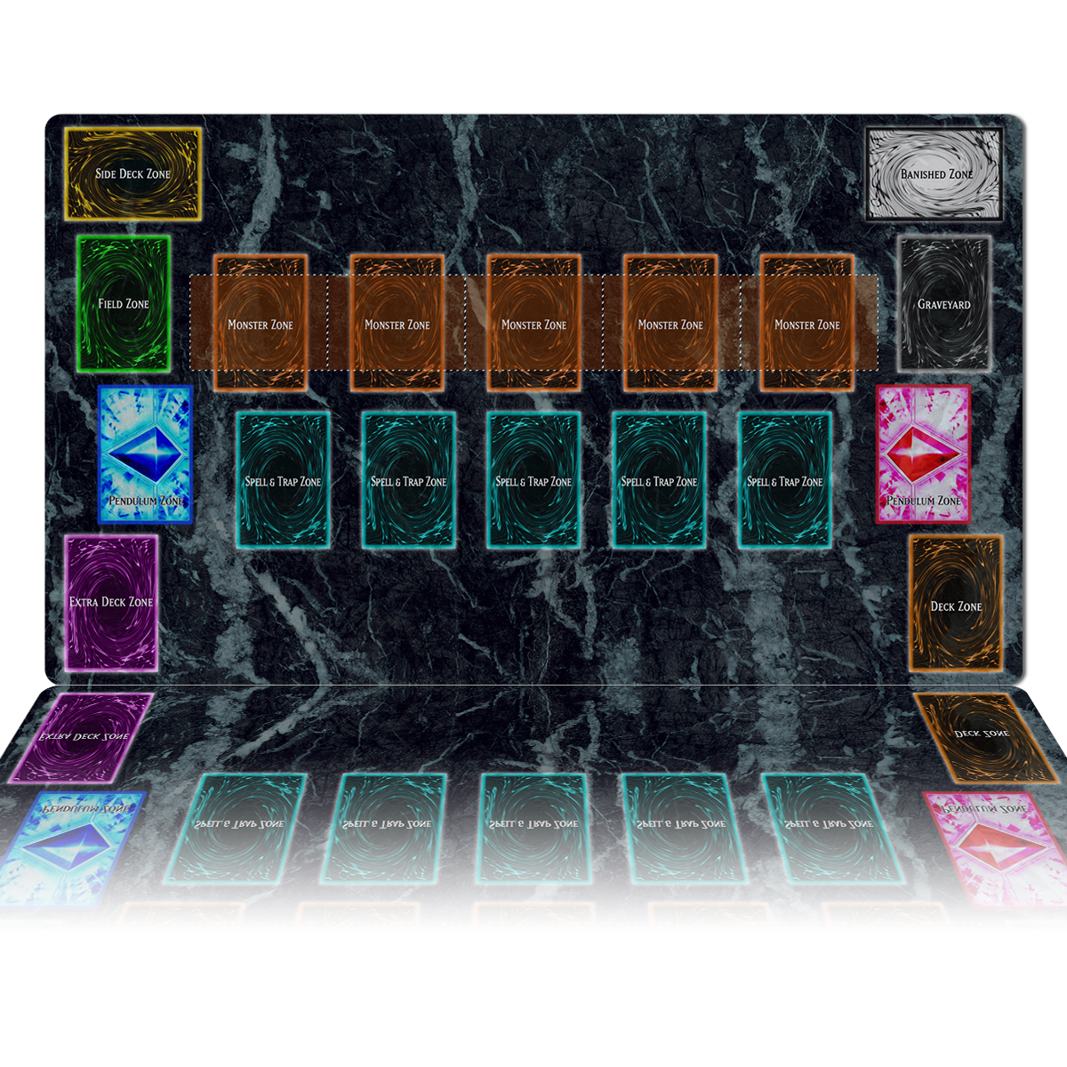YuGiOh Playmat Template Link Z - đánh giá và giá Board Game Zone