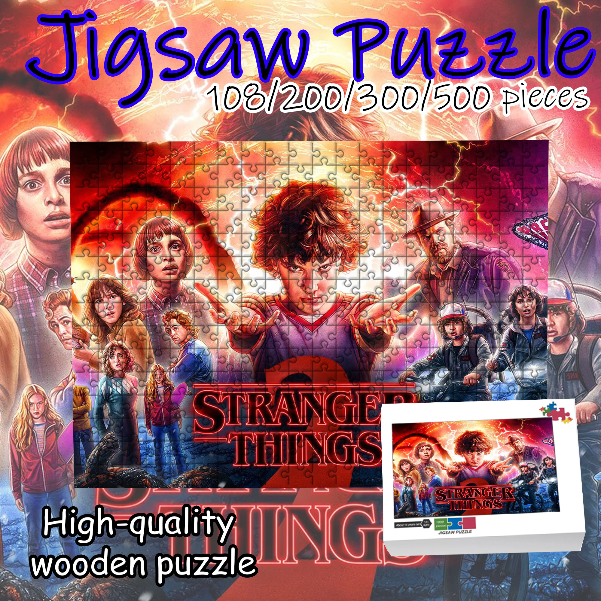 Stranger Things Jigsaw Puzzle  - đánh giá và giá Board Game Fun