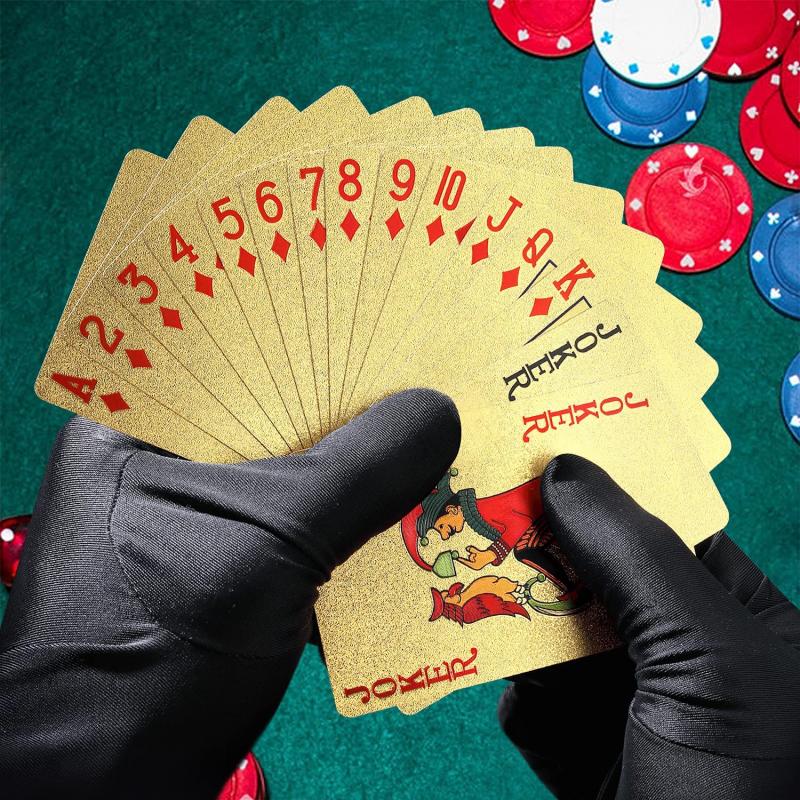 New 24K Gold Playing Cards Pla - đánh giá và giá Board Game Yearbook