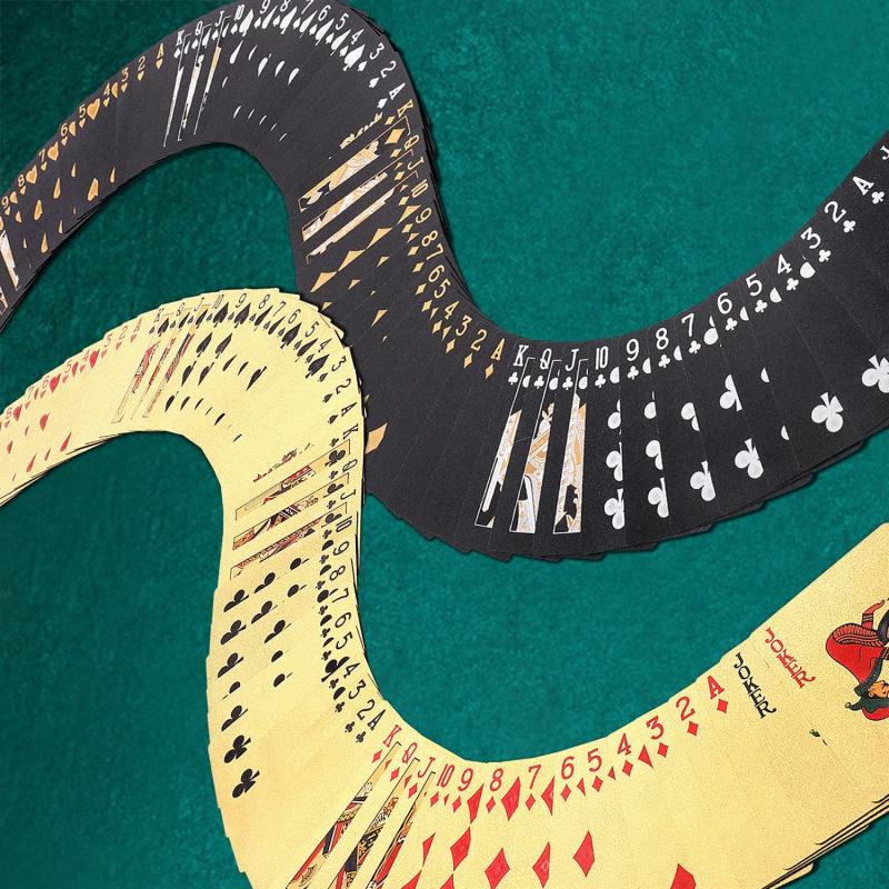 New 24K Gold Playing Cards Pla - đánh giá và giá Board Game Yearbook
