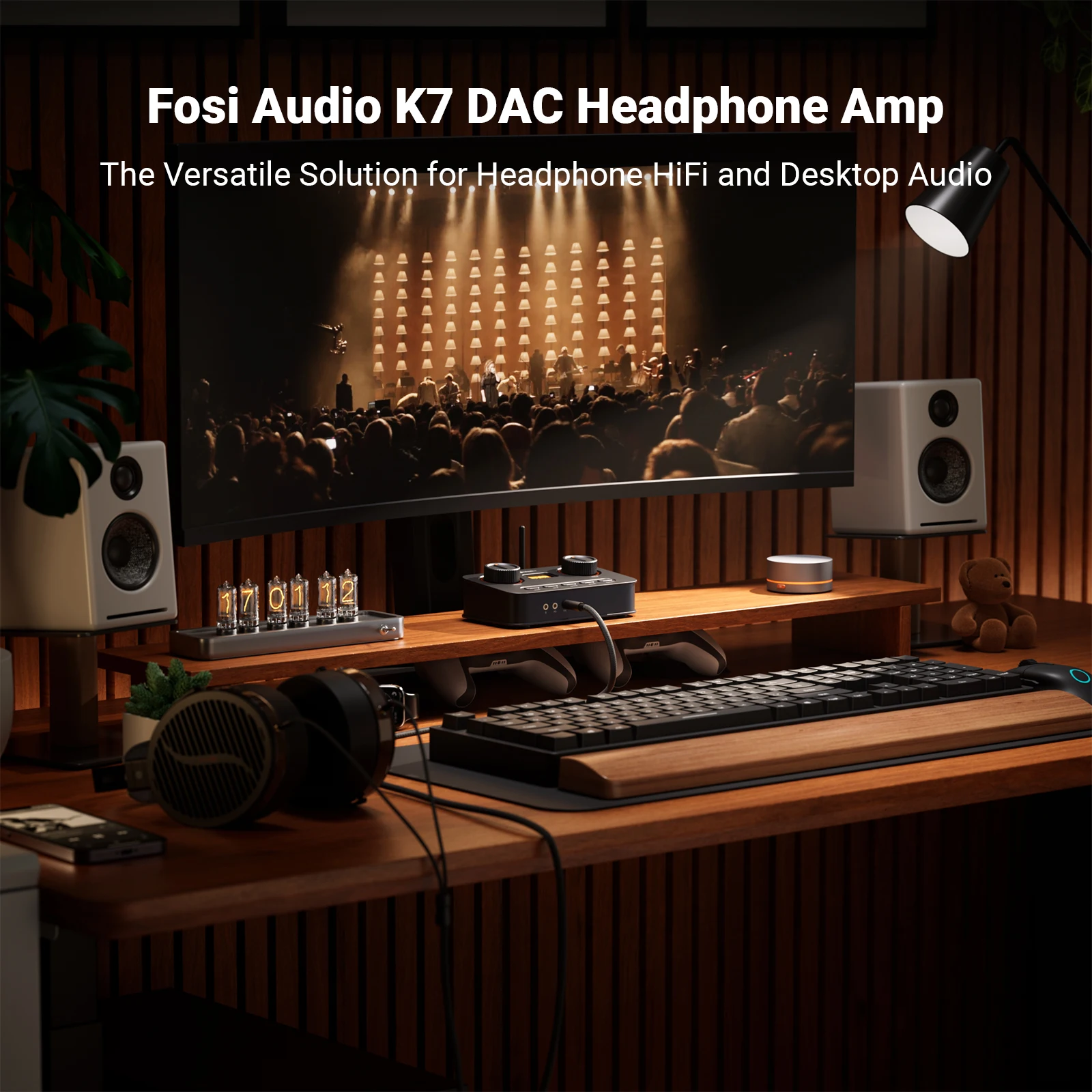 Fosi K7 HiFi DAC Headphone Amp - đánh giá và giá Board Game With Chips