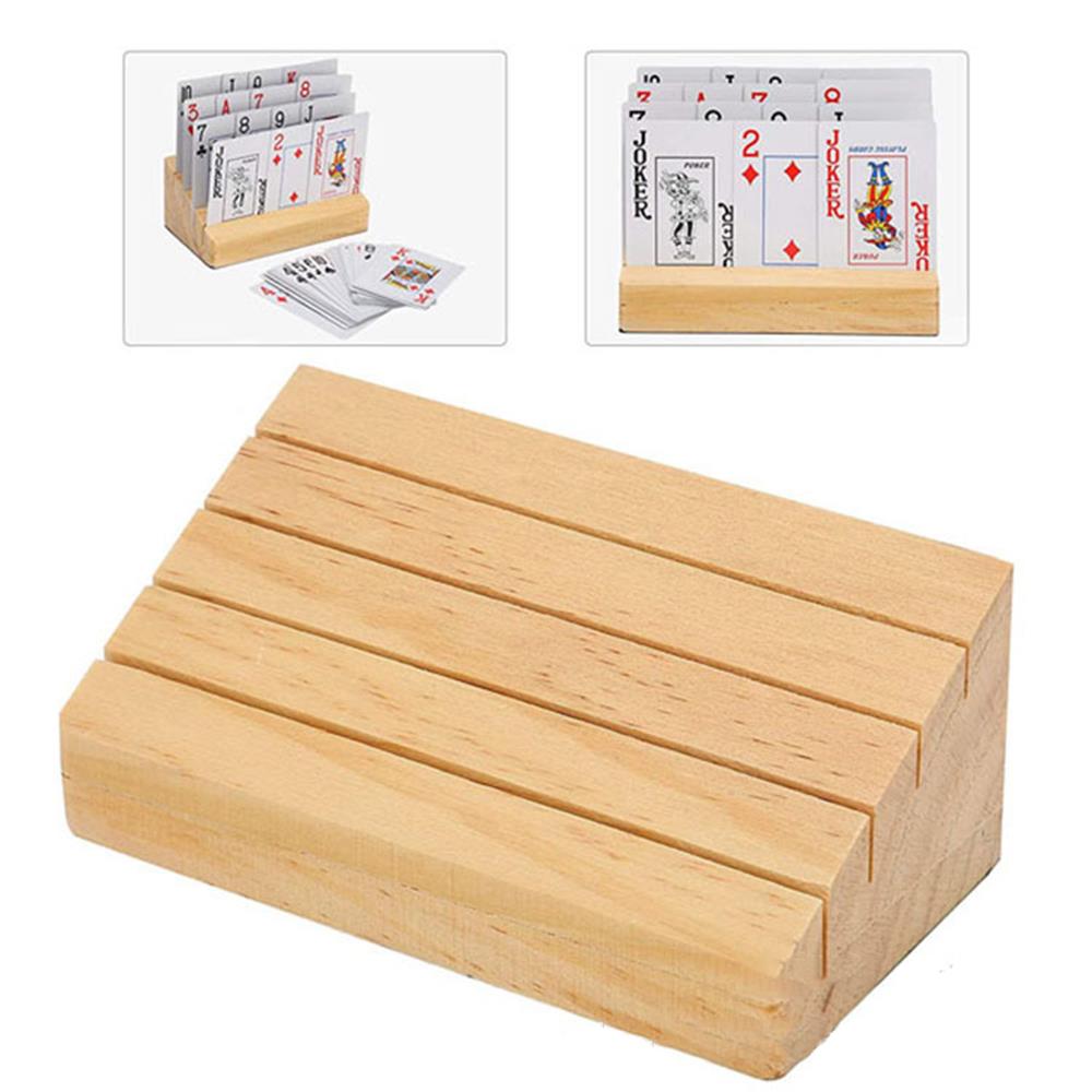 Hands-Free Wooden Playing Card - đánh giá và giá Board Game Yearbook