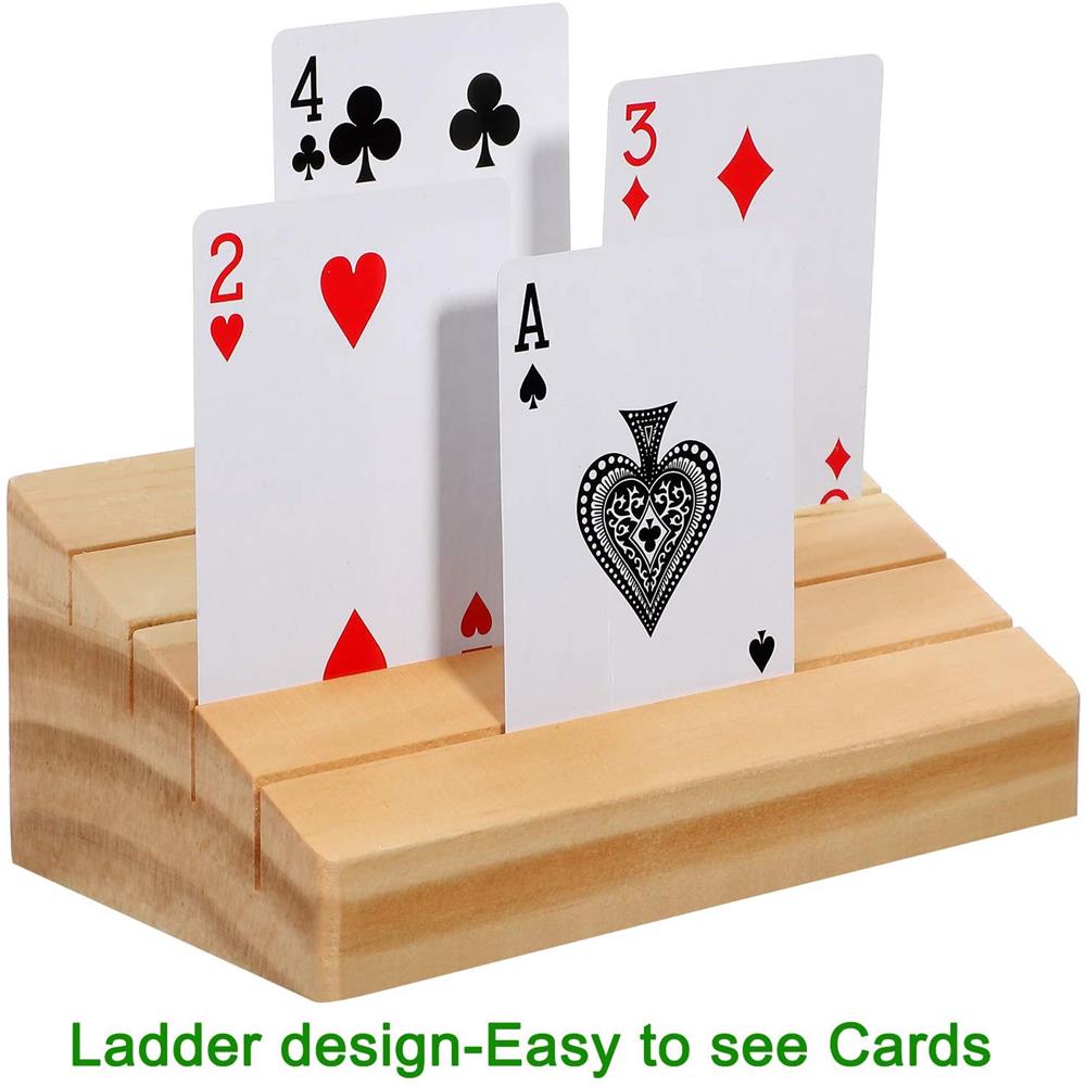 Hands-Free Wooden Playing Card - đánh giá và giá Board Game Yearbook